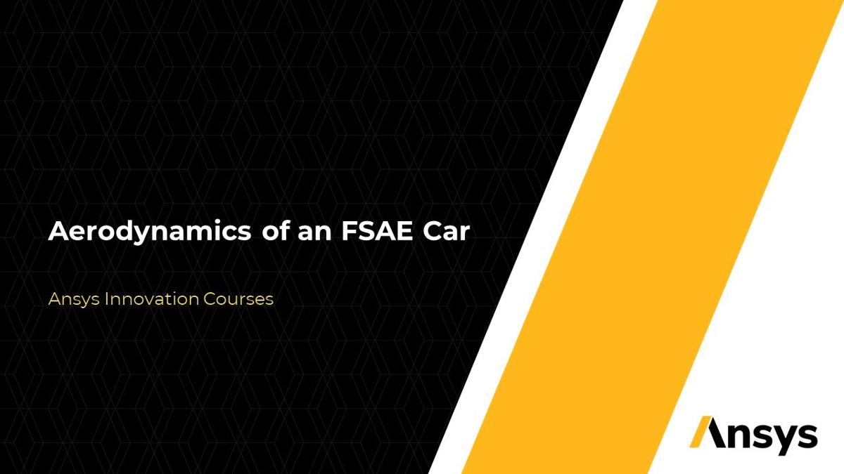 In this course we will explore the various steps involved in simulating, analyzing and understanding the aerodynamics of a Formula SAE Car. 