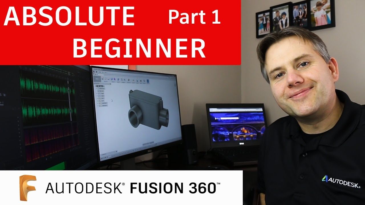 New to Fusion 360? In this tutorial, Lars Christensen will show you how to create a part from start to finish. Perfect for absolute beginners!